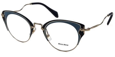 miu miu 52pv|Miu Miu MU52PV U661O1 Glasses Silver .